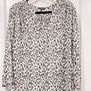 NYDJ Plus Size Animal Print Blouse